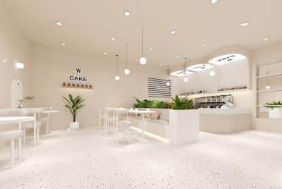 现代奶茶店3D模型下载